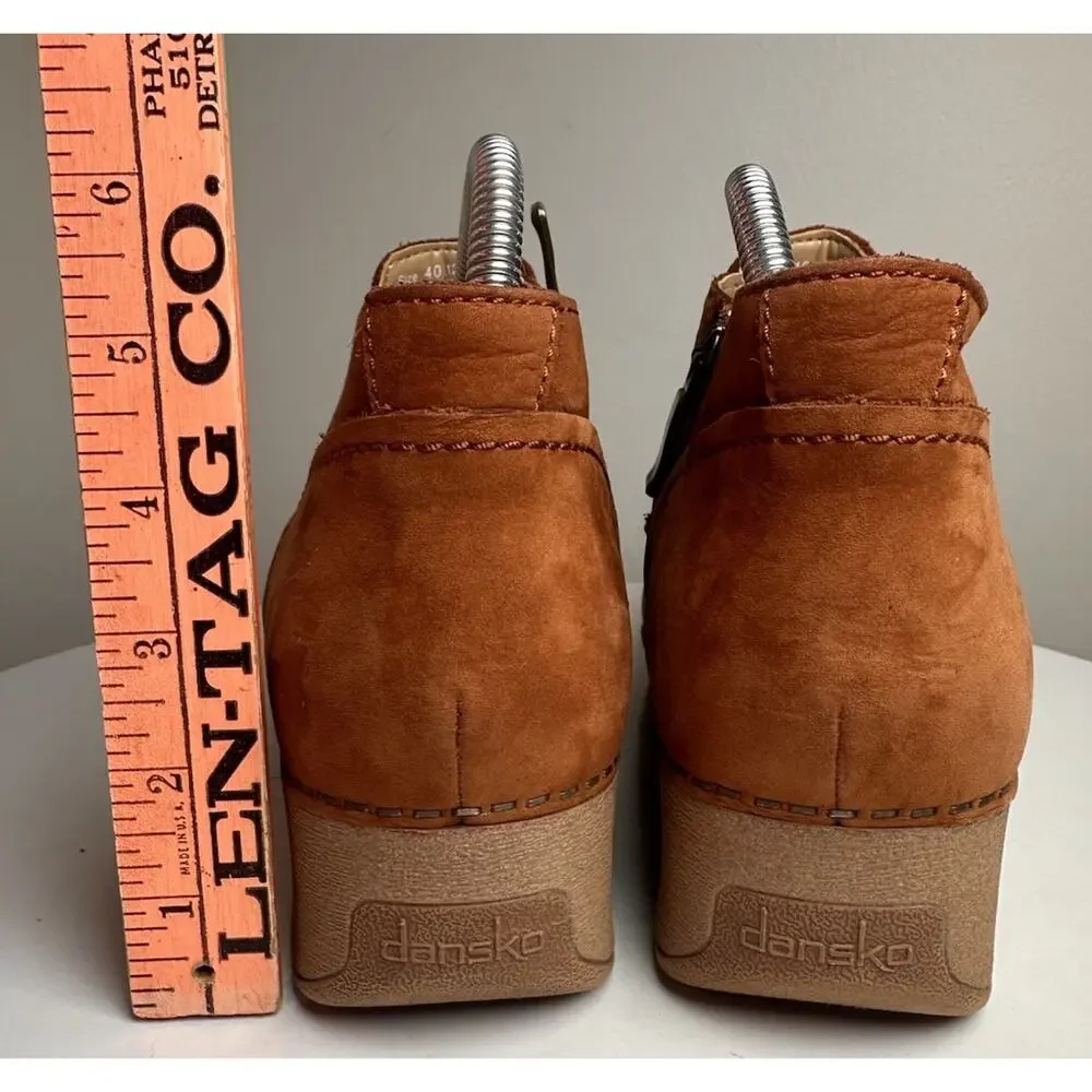 Dansko Women's Ankle Boots in Tan - Picture 7 of 15